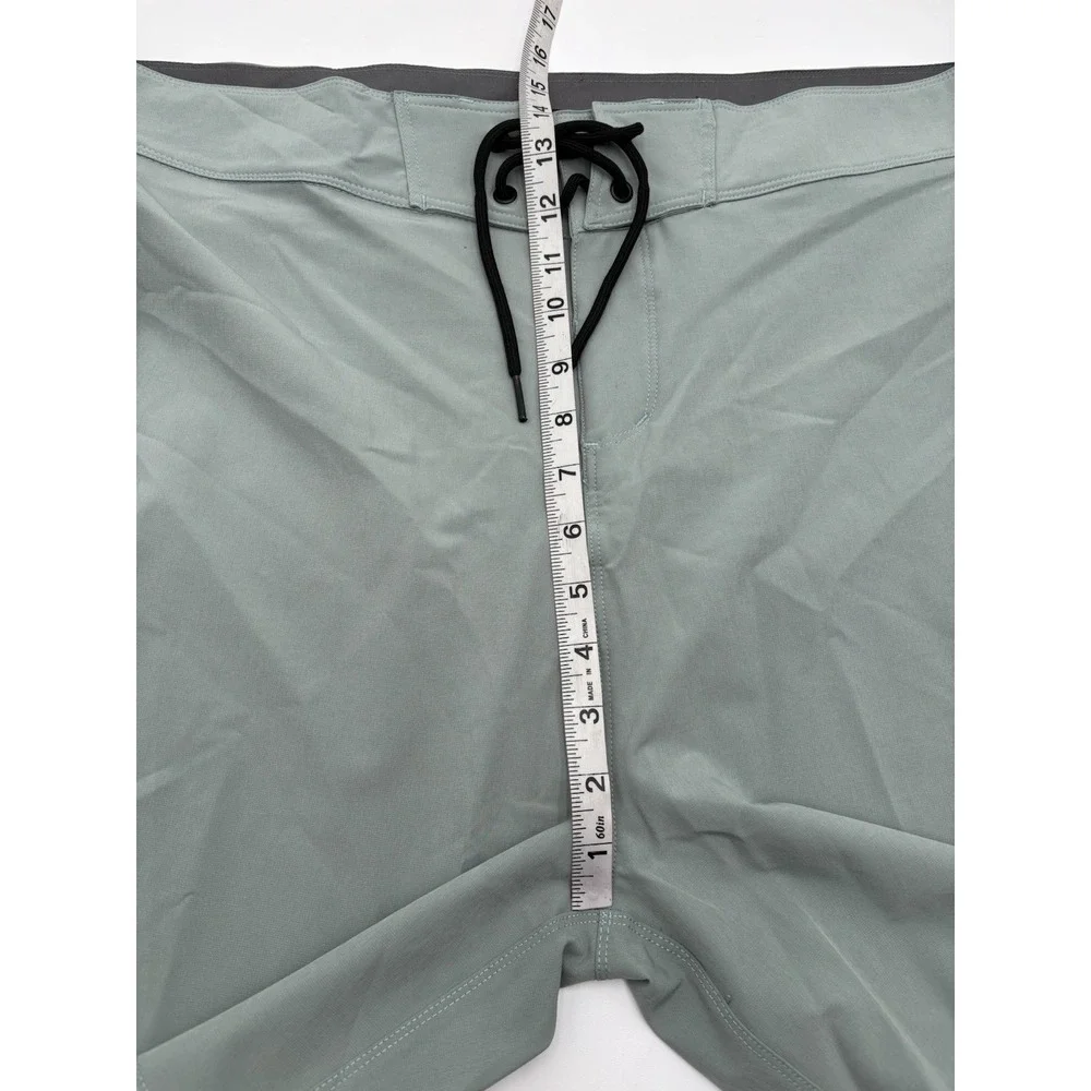 Bearded Goat Men's Hybrid Board Shorts Size 38 Gray Stretch Surf Swim Casua‎